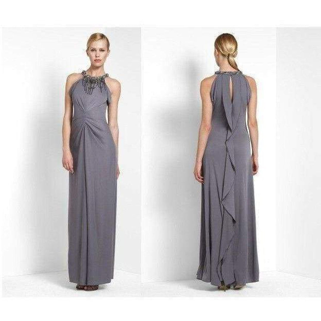 Agate Maxenne Draped Gown Dress