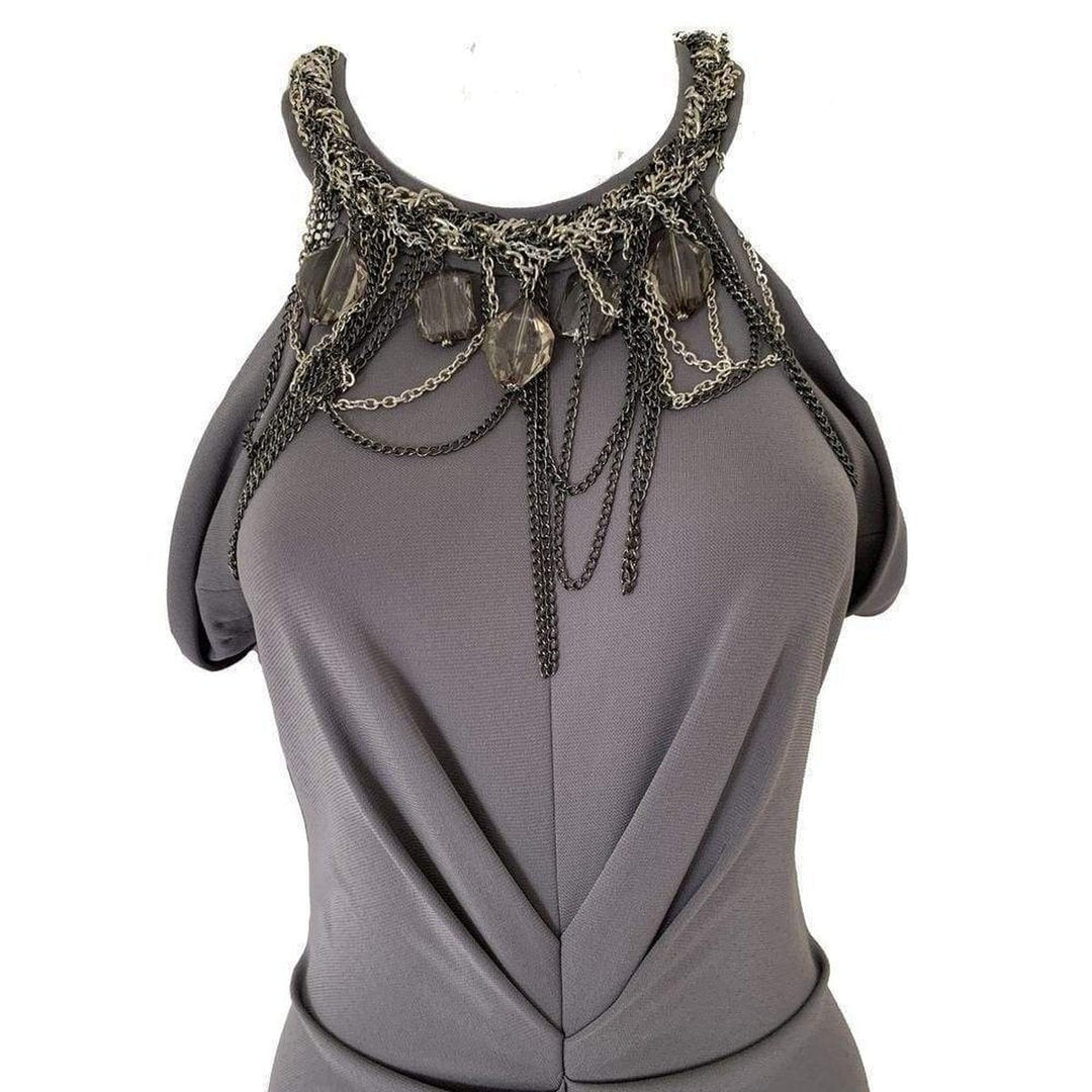 Agate Maxenne Draped Gown Dress