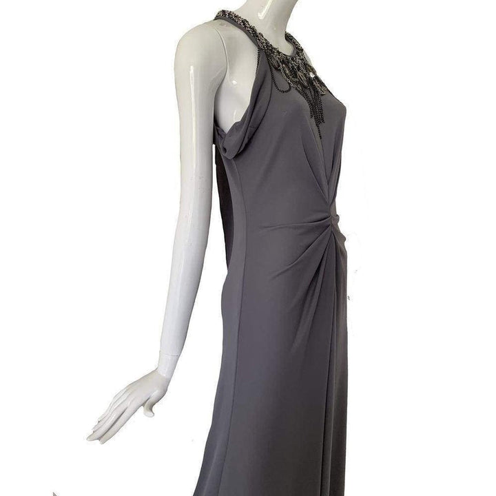 Agate Maxenne Draped Gown Dress