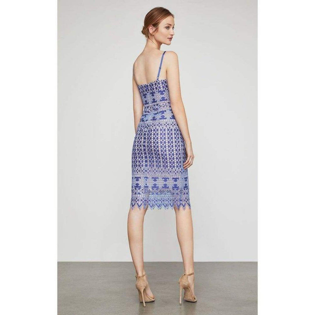 Alese Geometric Lace Midi Dress