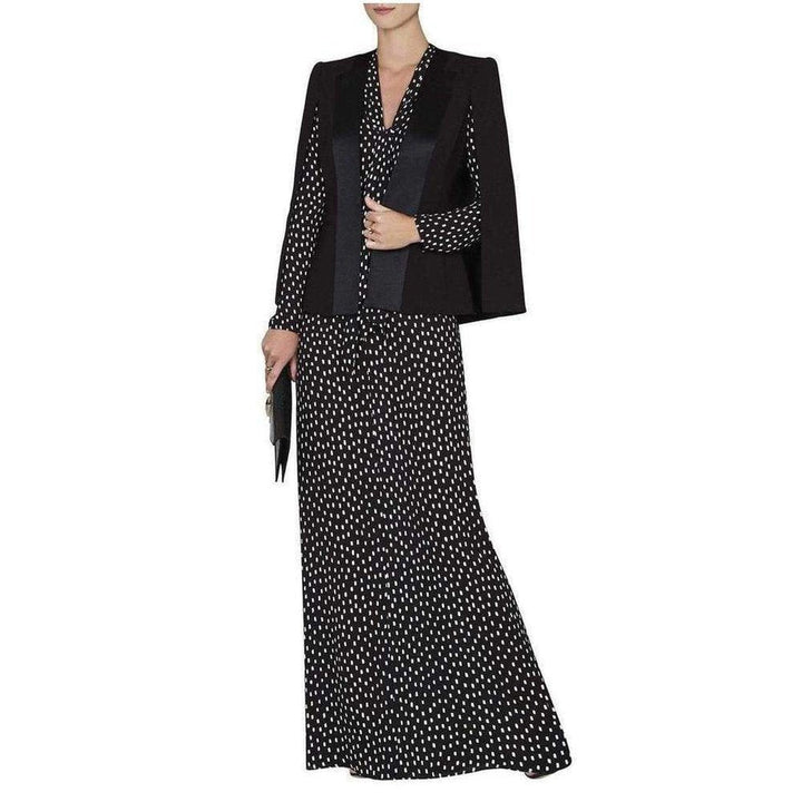 Alicha Tie-Neck Gown