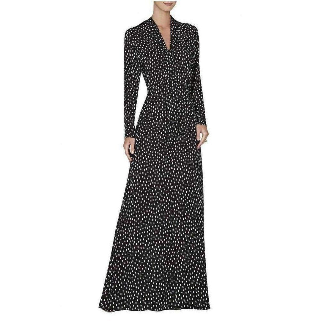 Alicha Tie-Neck Gown