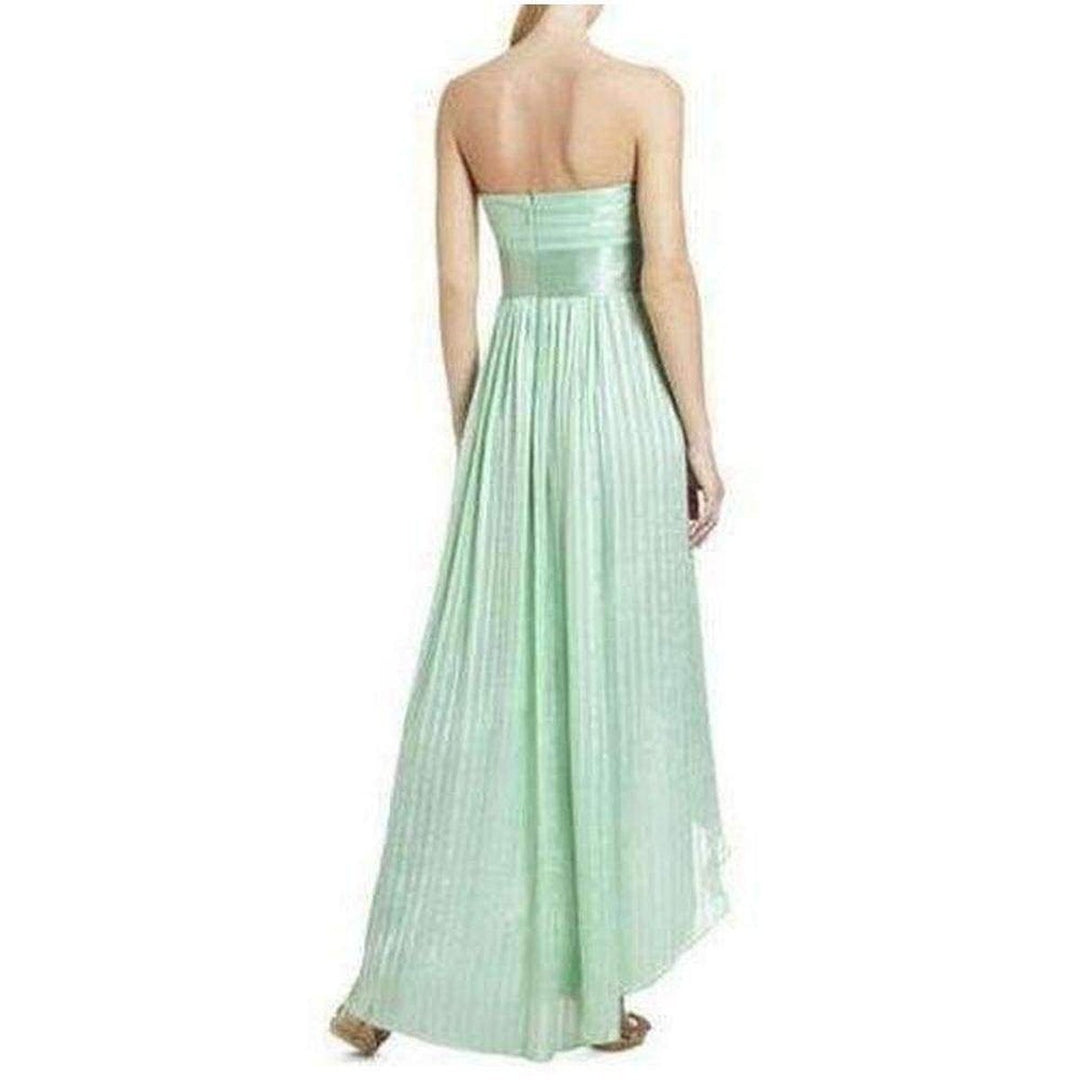 Alicia Silk Opaline Green Charmeuse Gown