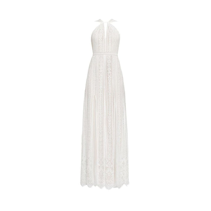 BCBGMAXAZRIA-Aloysha Floor-Length Halter Gown - Runway Catalog