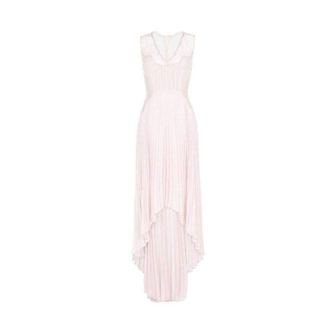 BCBGMAXAZRIA-Angelea Pleated High Low Dress - Runway Catalog
