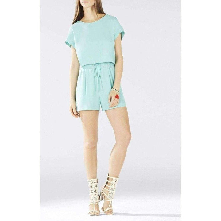 Angella Layered-Back Romper