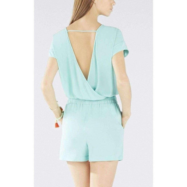 Angella Layered-Back Romper