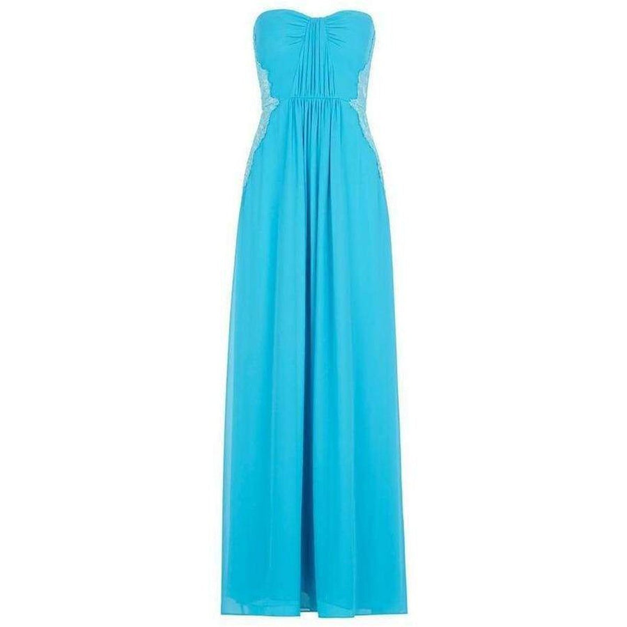 BCBGMAXAZRIA-Ashby Strapless Lace-Trim Gown - Runway Catalog