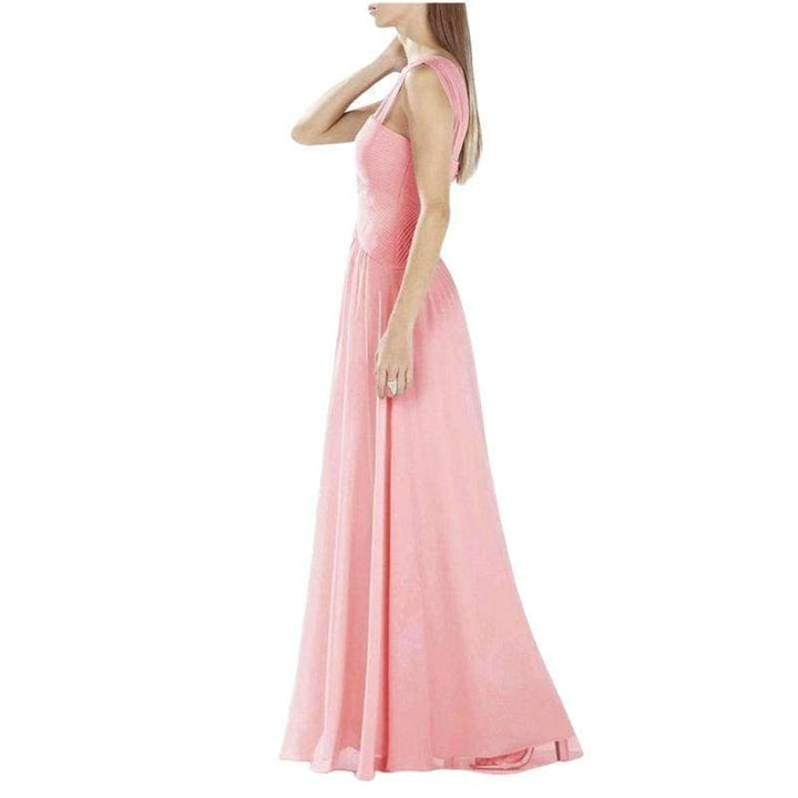 Astella Sleeveless Shirred Gown