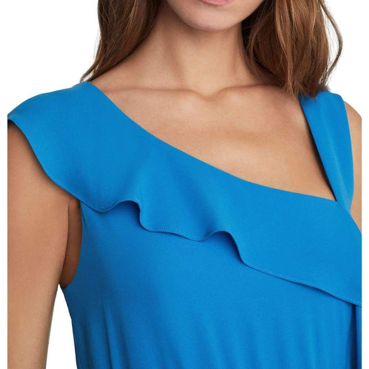 Asymmetric Neck Maxi Dress