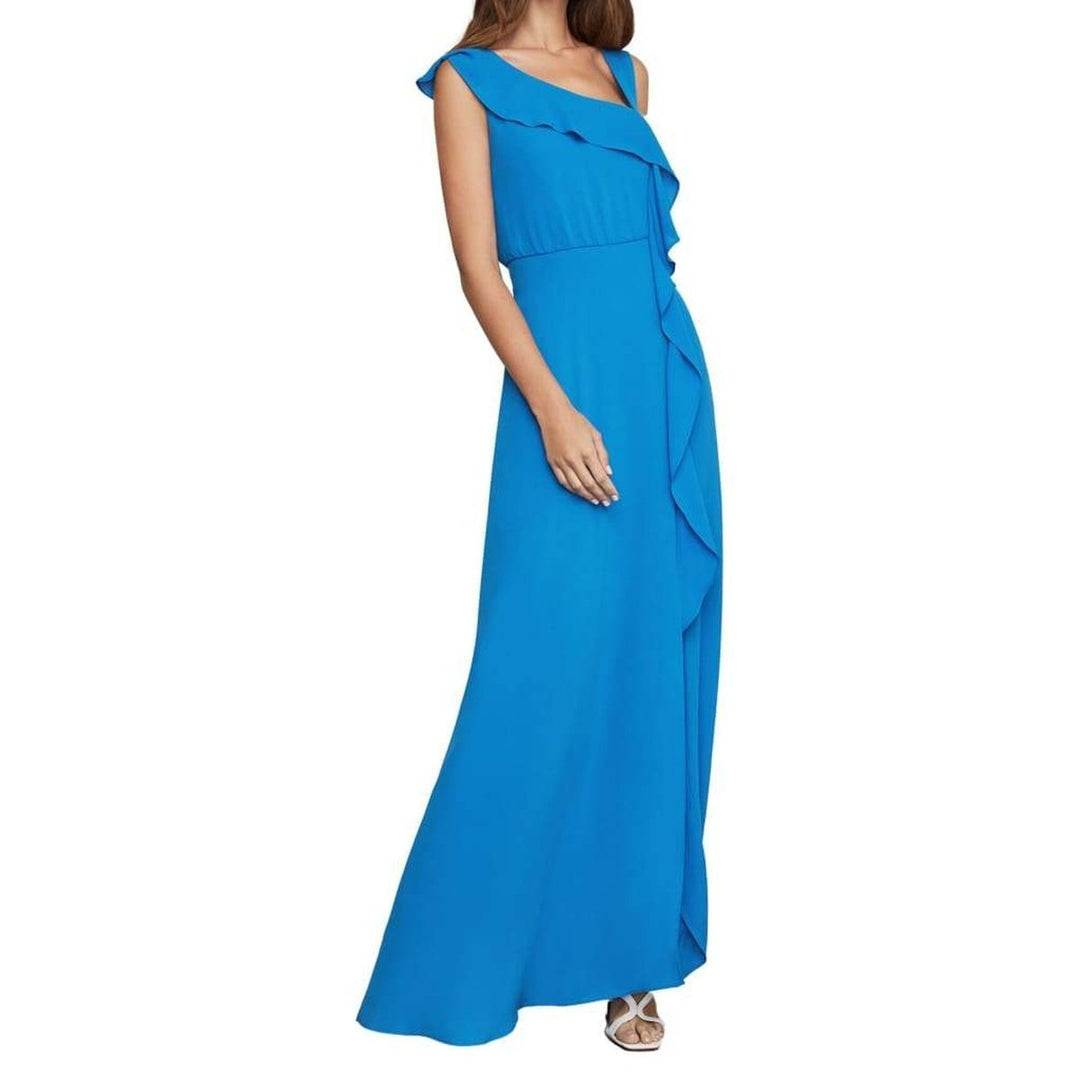 Asymmetric Neck Maxi Dress