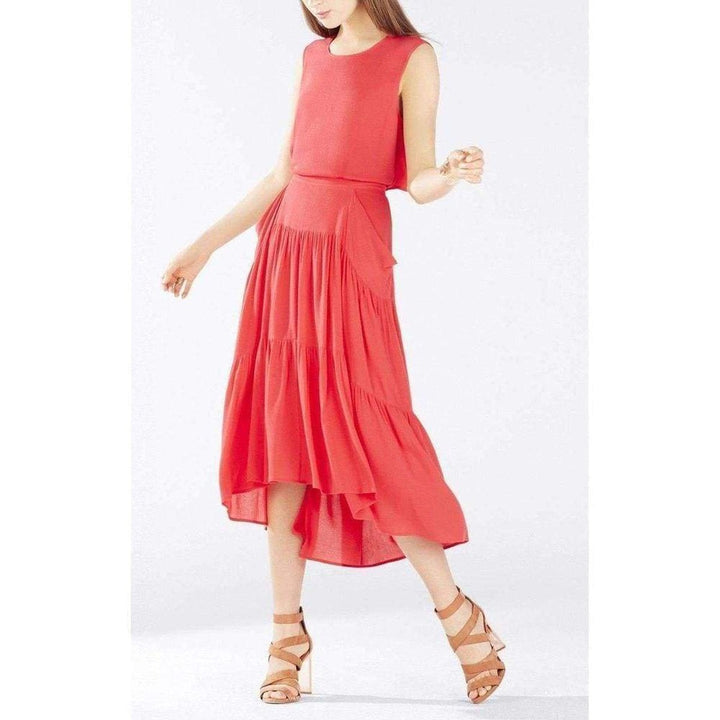 Aureana Draped Peasant Skirt Dress