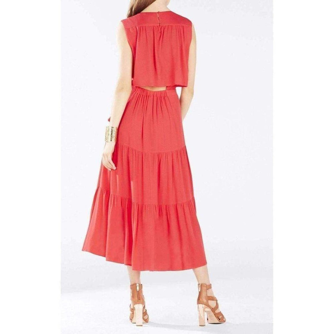 Aureana Draped Peasant Skirt Dress