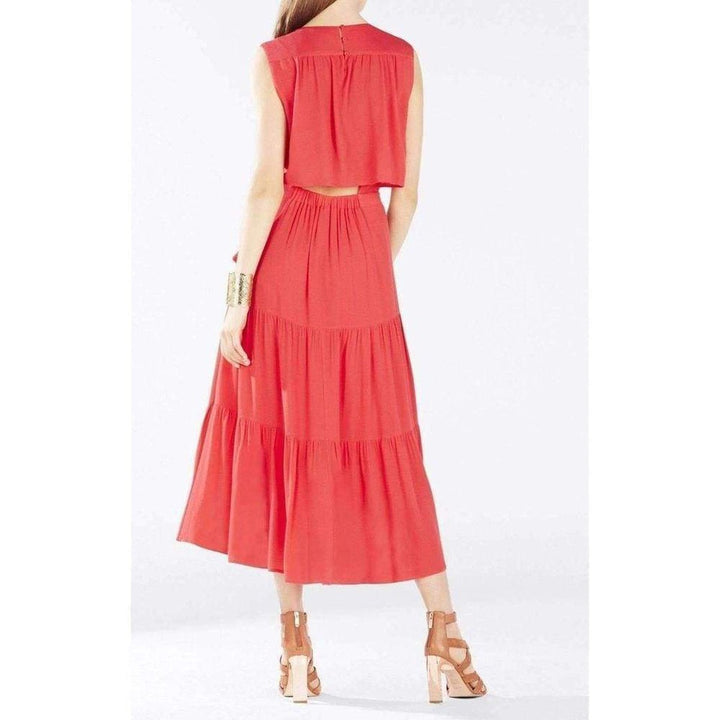 Aureana Draped Peasant Skirt Dress