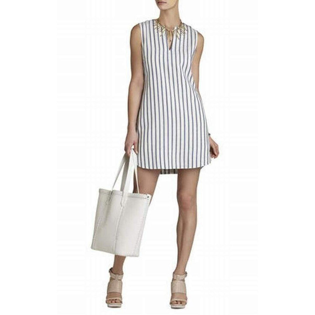 White Leather Tote Bag
