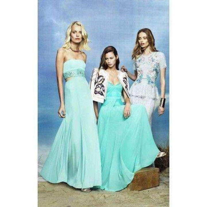 Axelle Strapless Waist Cutout Gown