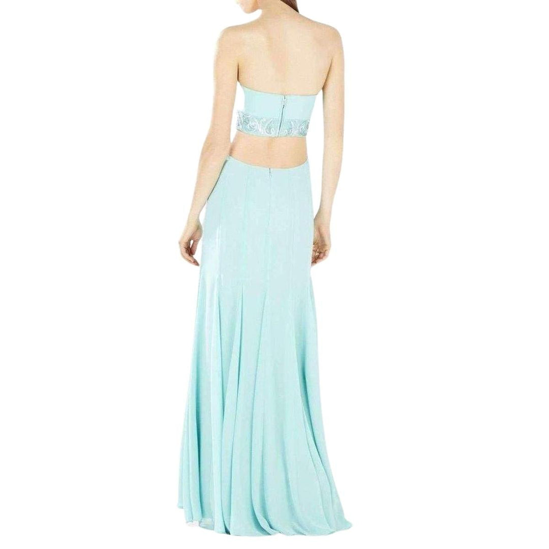 Axelle Strapless Waist Cutout Gown