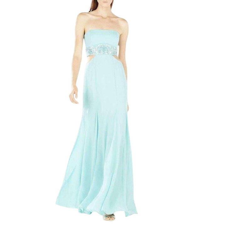 Axelle Strapless Waist Cutout Gown