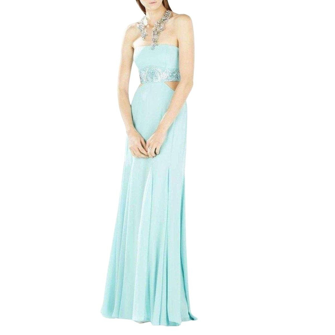 Axelle Strapless Waist Cutout Gown