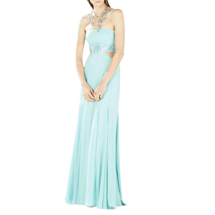 Axelle Strapless Waist Cutout Gown