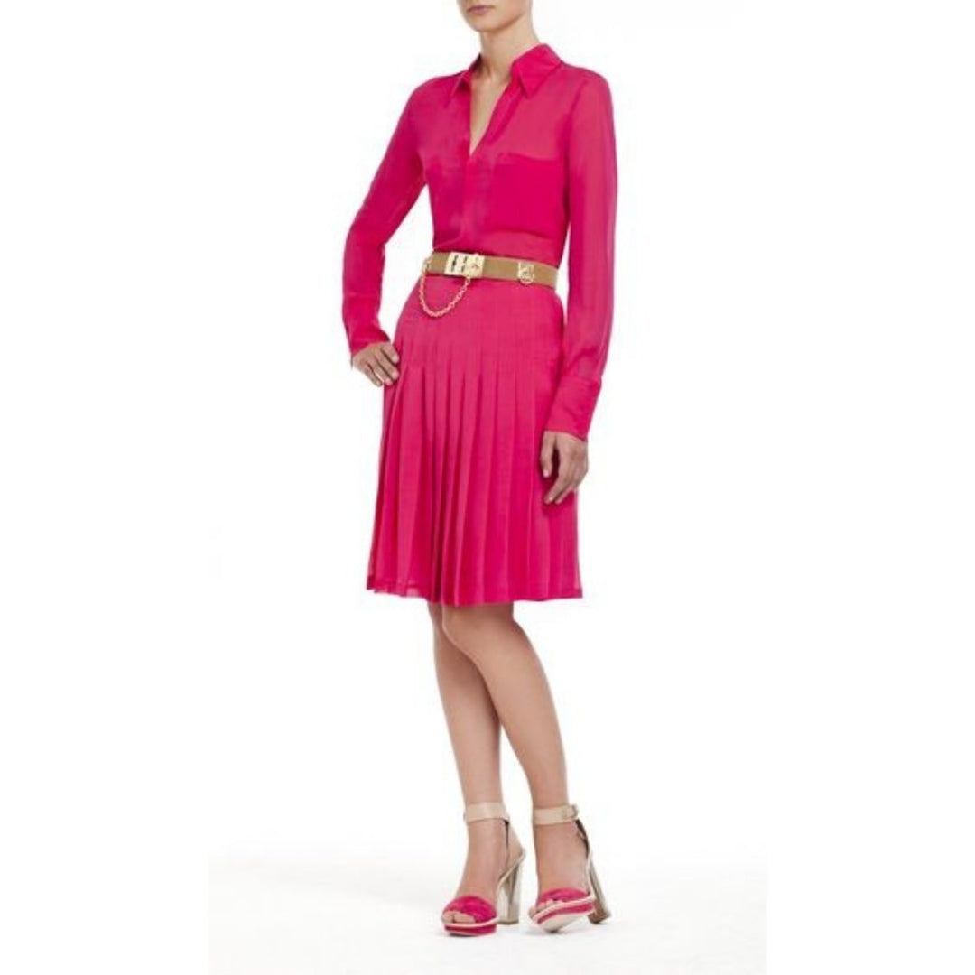 Pleated Chiffon Skirt