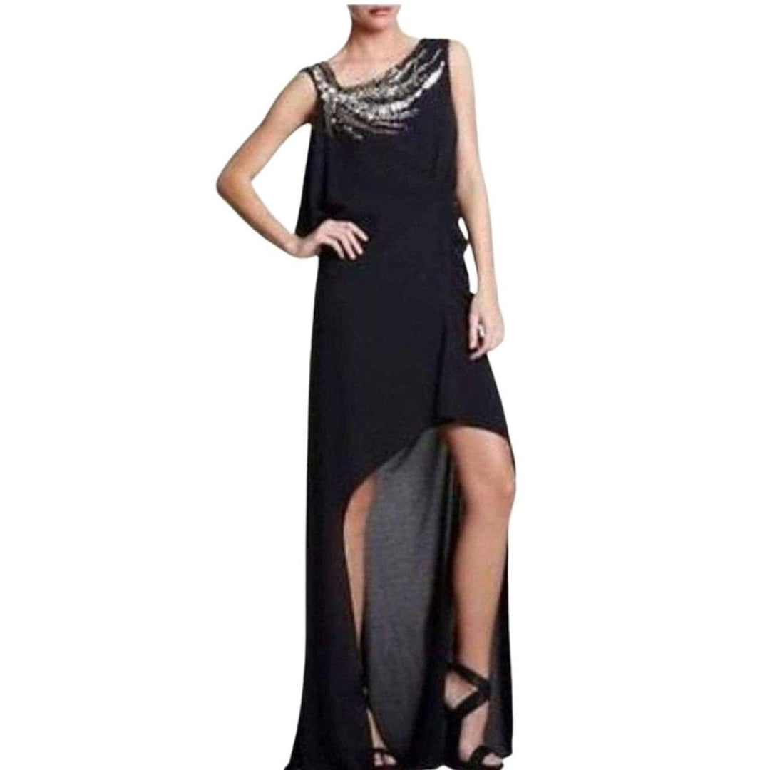 BCBGMAXAZRIA-Beaded High Low Gown - Runway Catalog