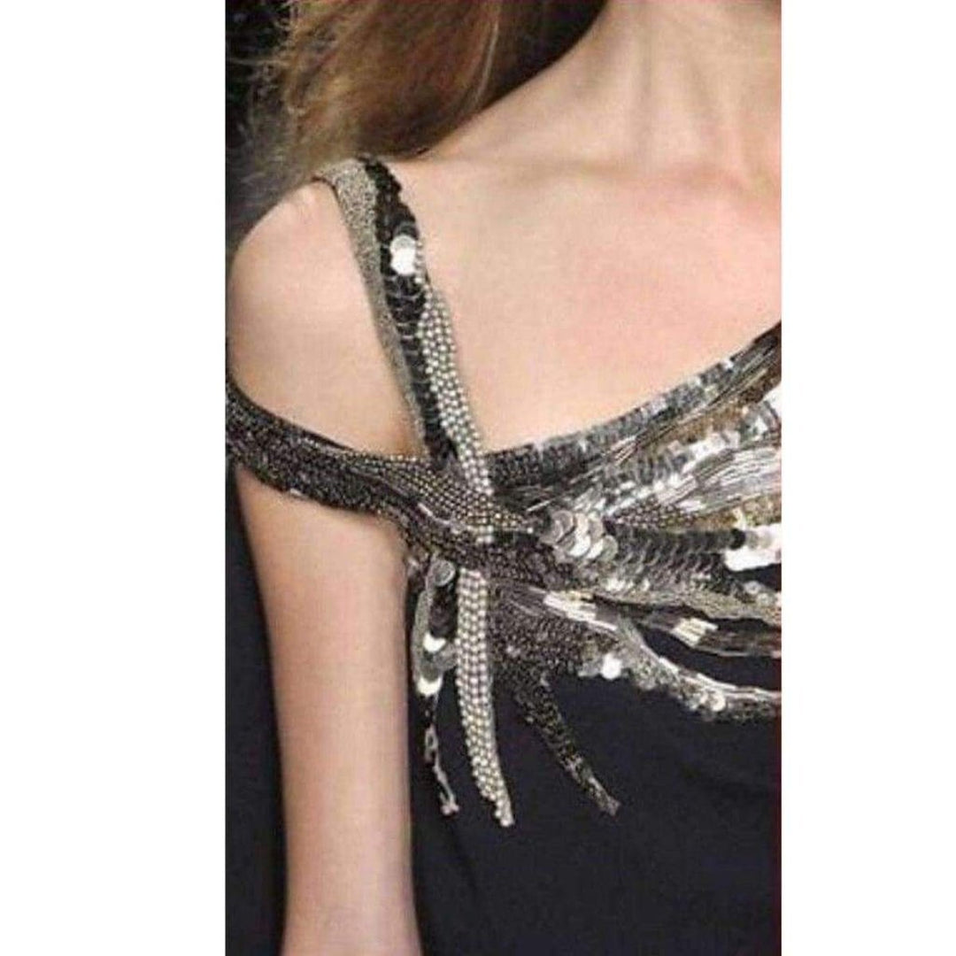 Beaded High Low Gown