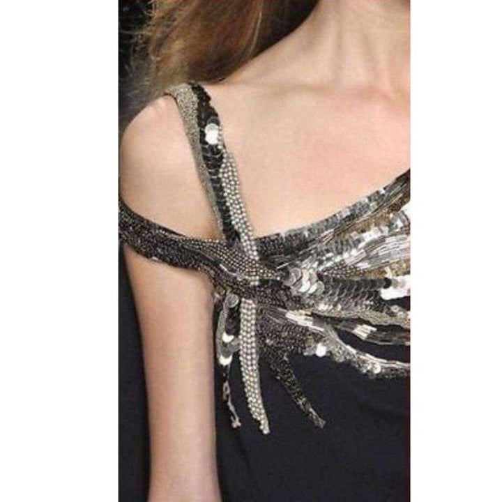 Beaded High Low Gown