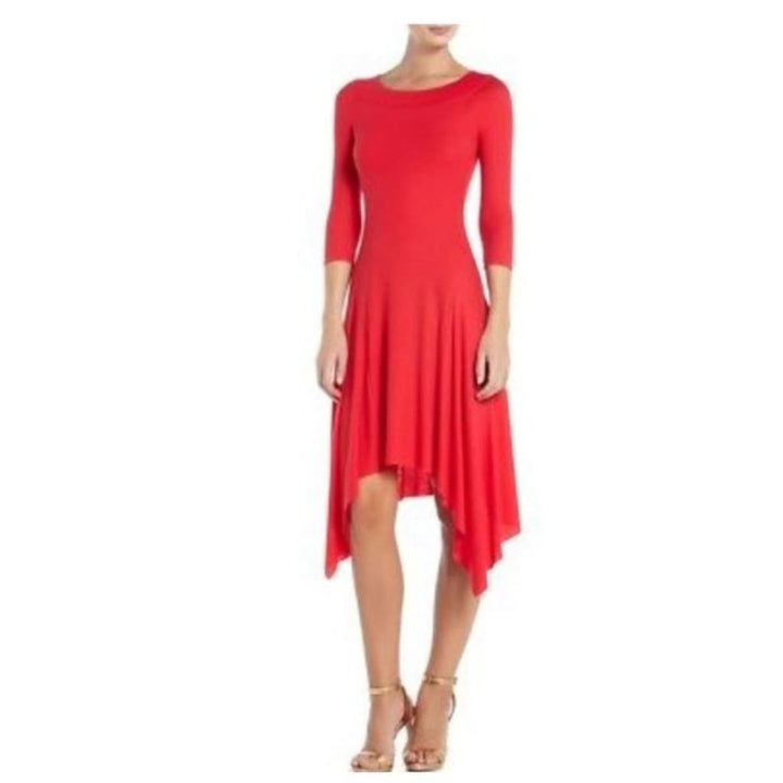 BCBGMAXAZRIA-Bess Off-The-Shoulder Asymmetrical Dress - Runway Catalog