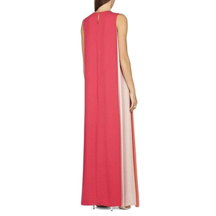 Bethanie Sleeveless Color-Blocked Maxi Dress