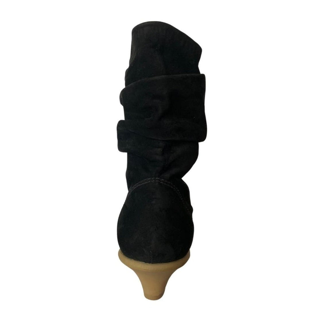 Black Comfortable Leather Boots