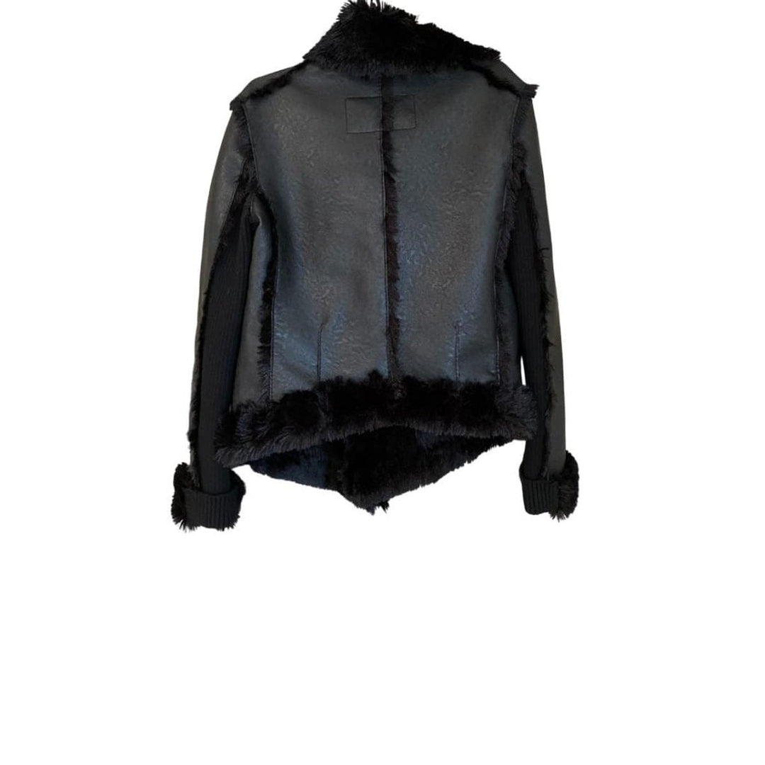 Black Faux Leather Jacket