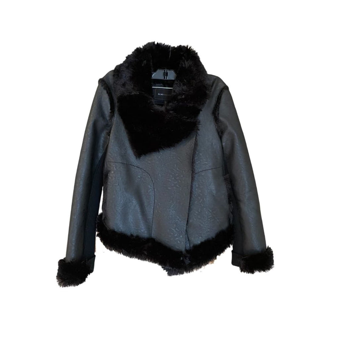 Black Faux Leather Jacket