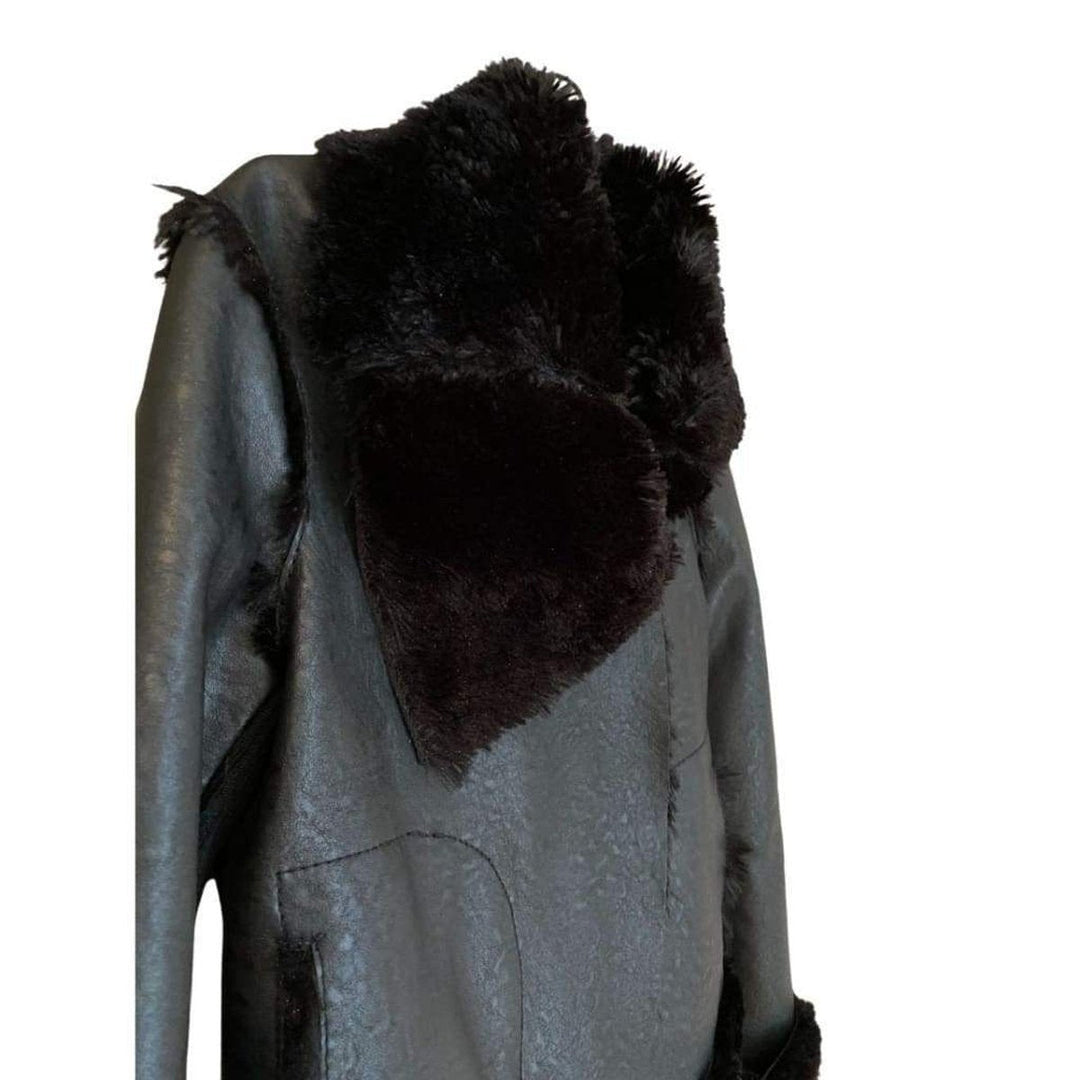 Black Faux Leather Jacket