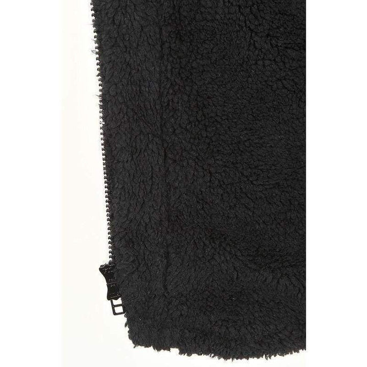 Black Genova Quilted Distressed Coat