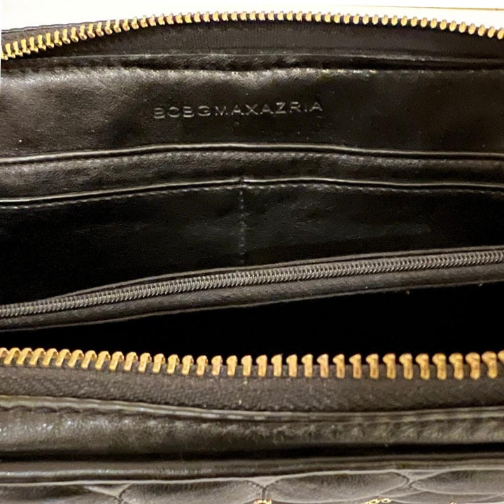 Black Leather Clutch