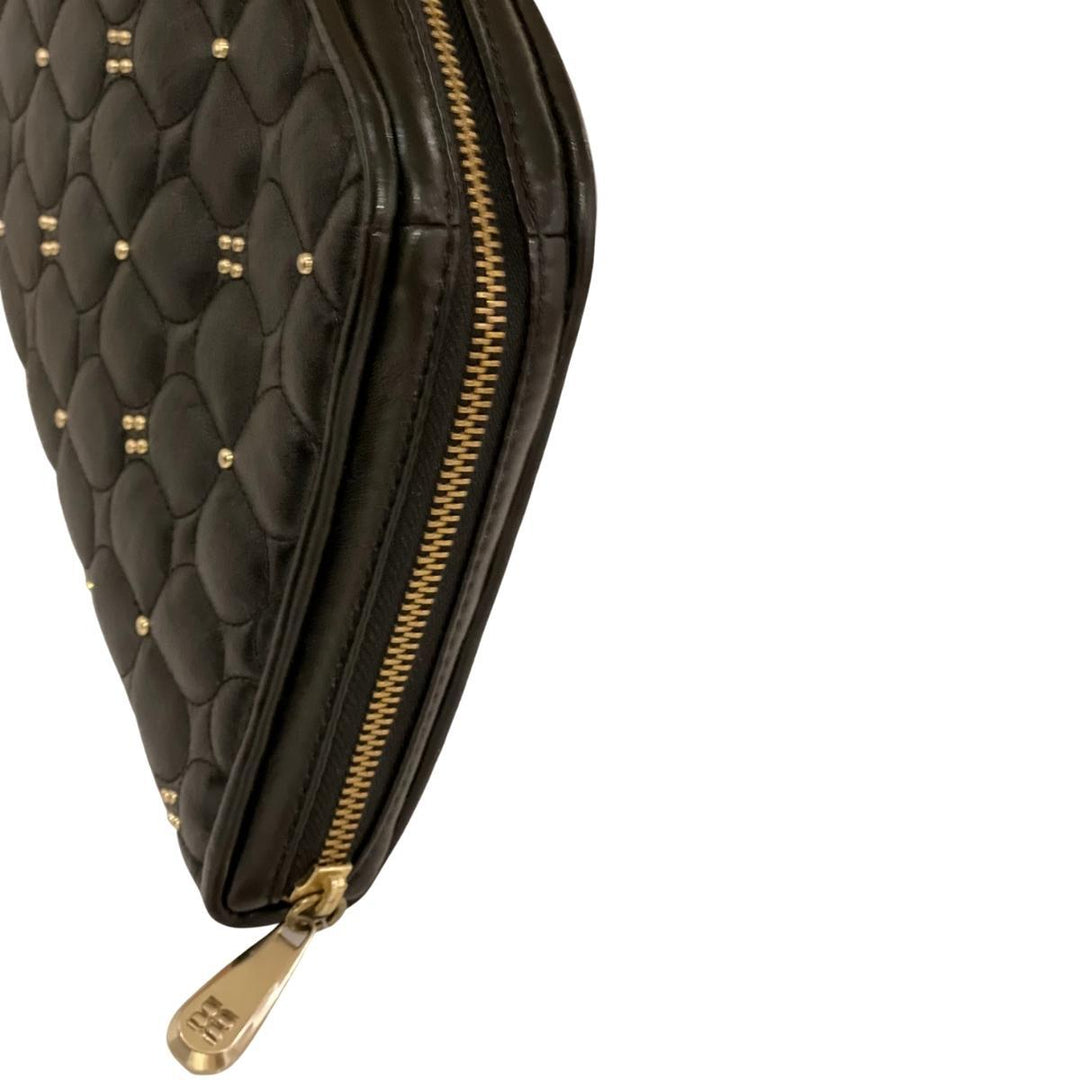 Black Leather Clutch
