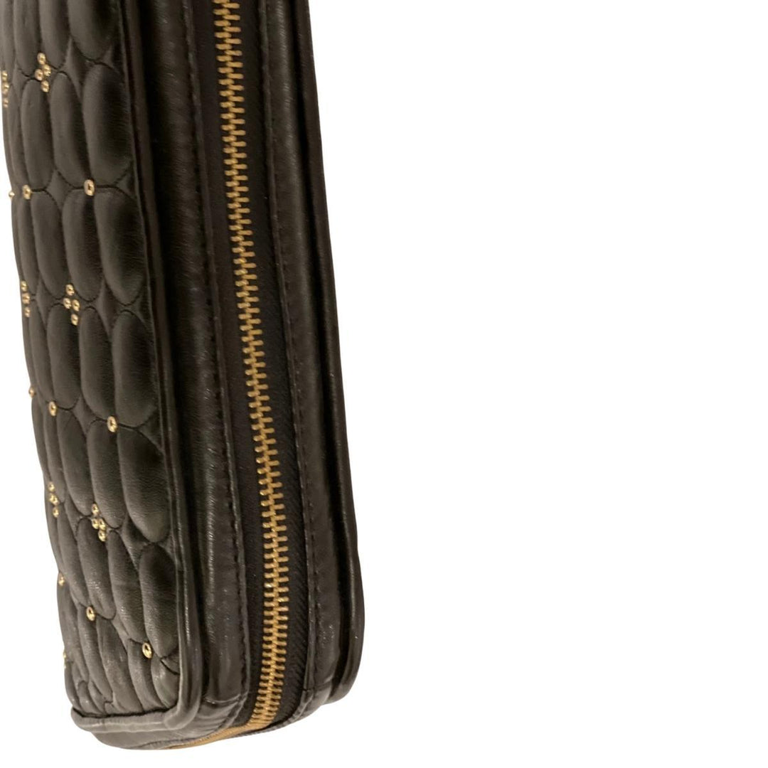 Black Leather Clutch