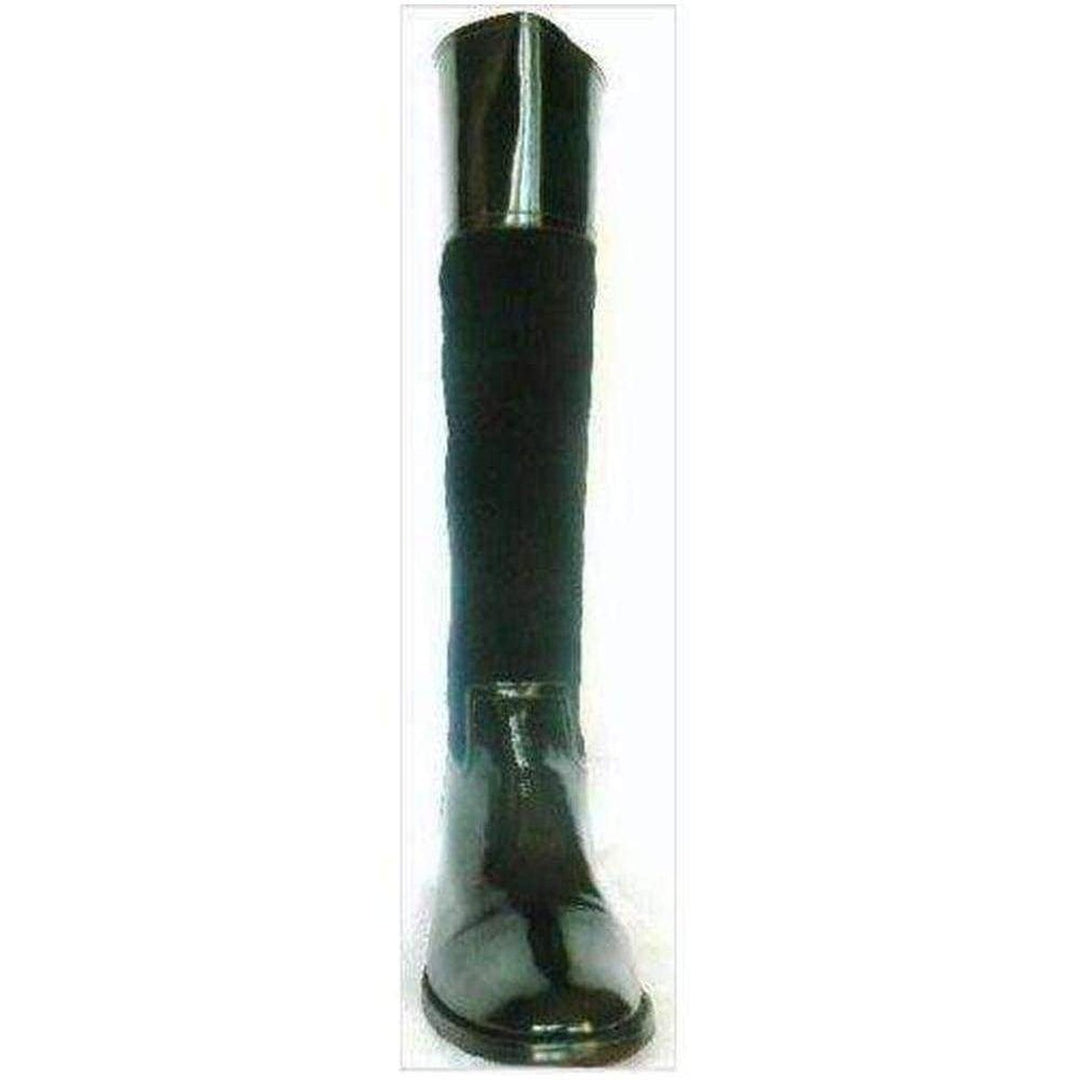 Black Leather Knee High Lorraine Boots