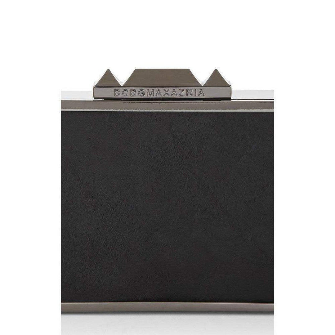 Black Sadie Box Clutch with Side Handle