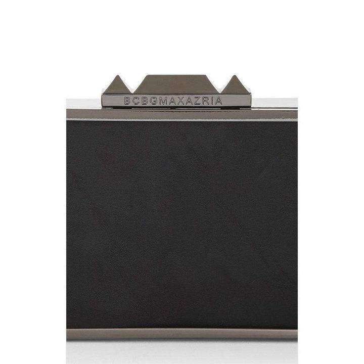 Black Sadie Box Clutch with Side Handle