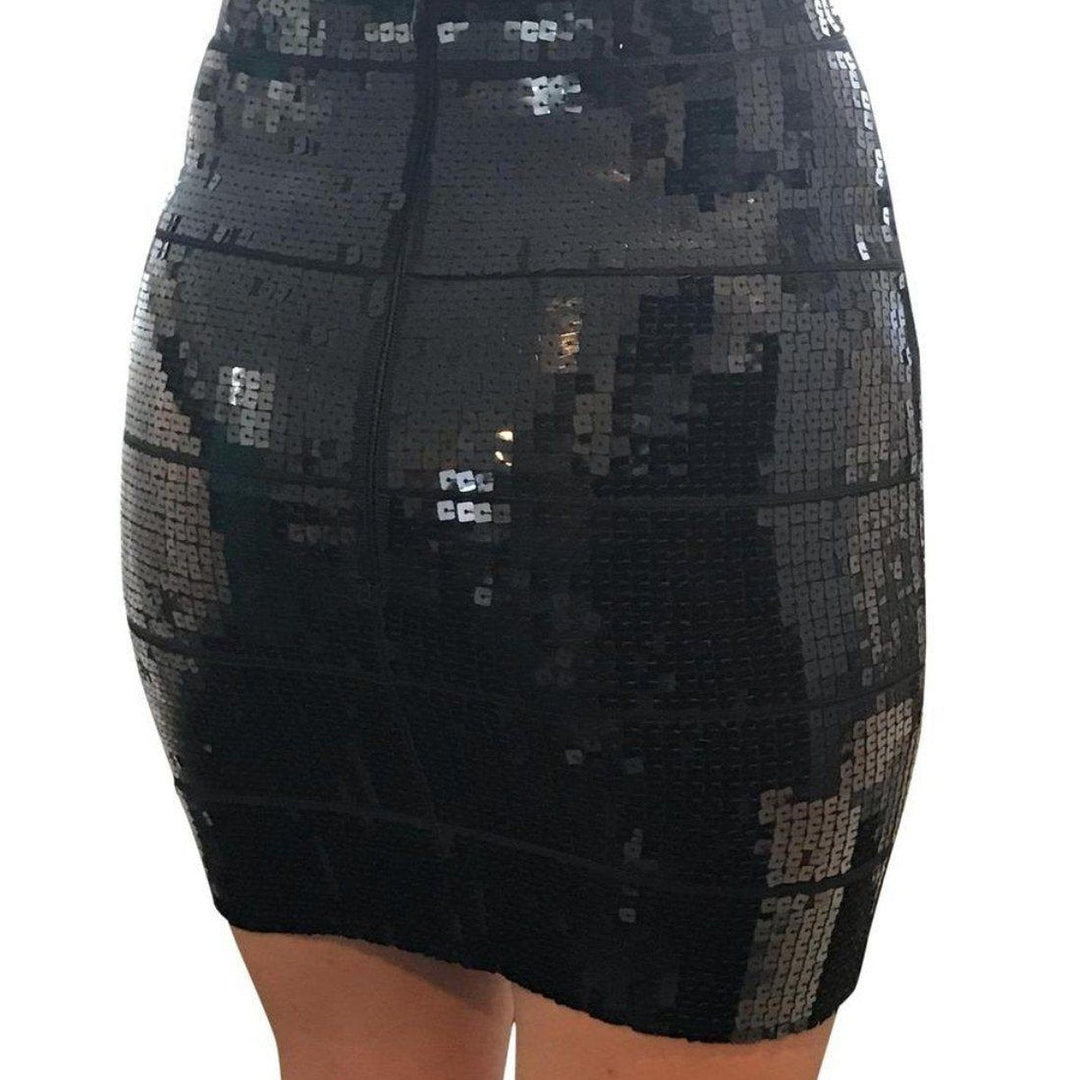 Sequin Pencil Power Skirt