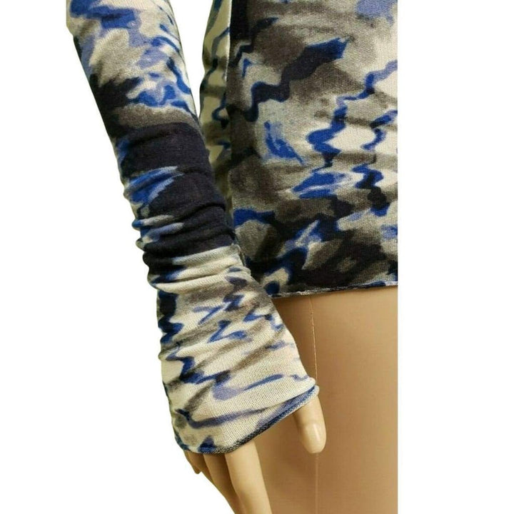 Blue Combo Knit Top
