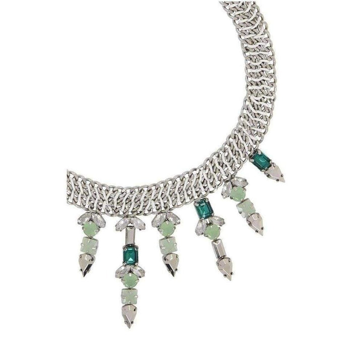 Blue Stone Drop Necklace