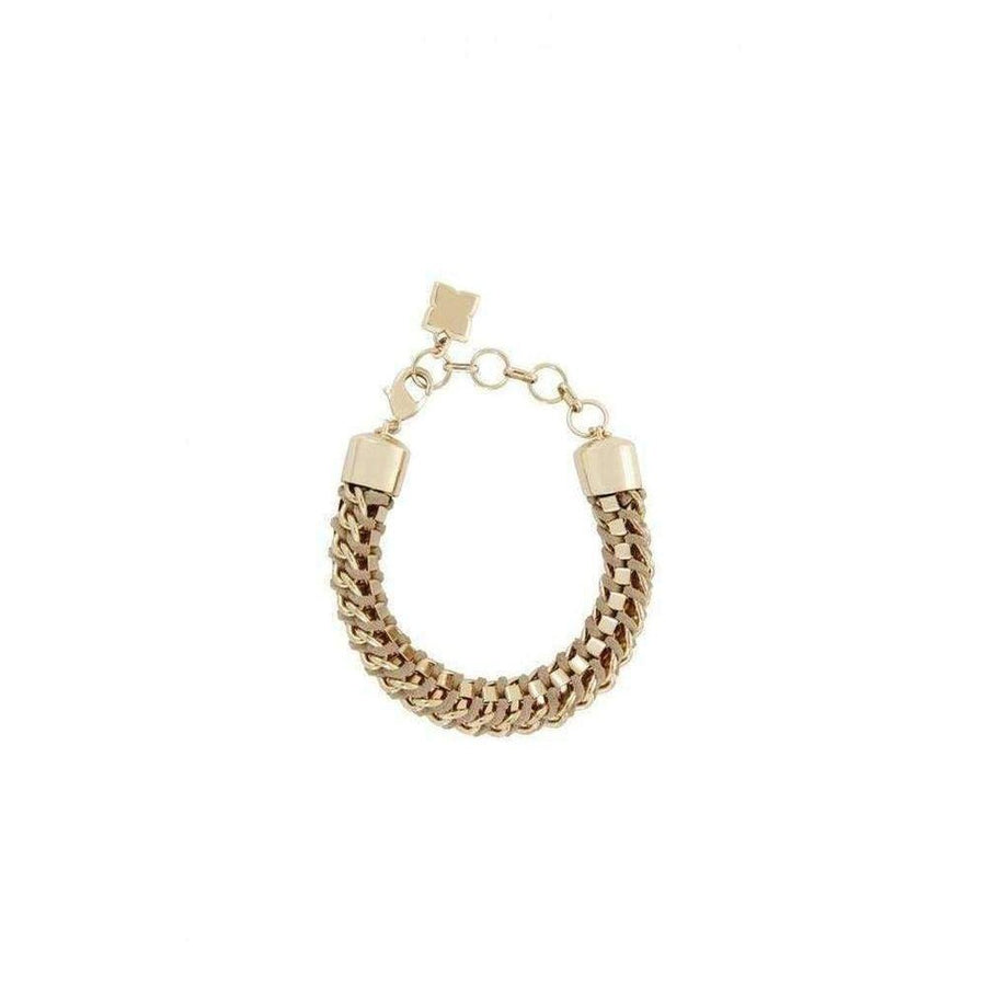 BCBGMAXAZRIA-Box Beige Chain Bracelet - Runway Catalog