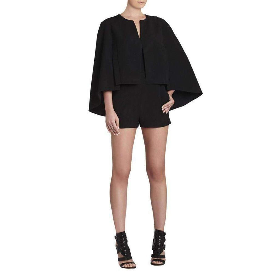 BCBGMAXAZRIA-Brianne Capelet Romper IZD9C577-001 - Runway Catalog