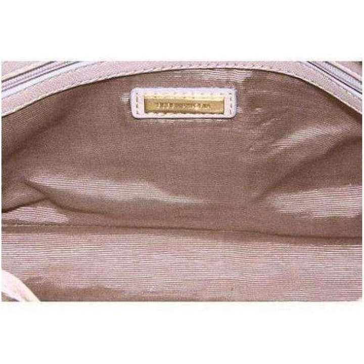 Bridget Beige Quilted Faux Leather Shoulder Bag