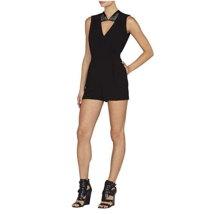 Brittany Jewelled Collar Romper