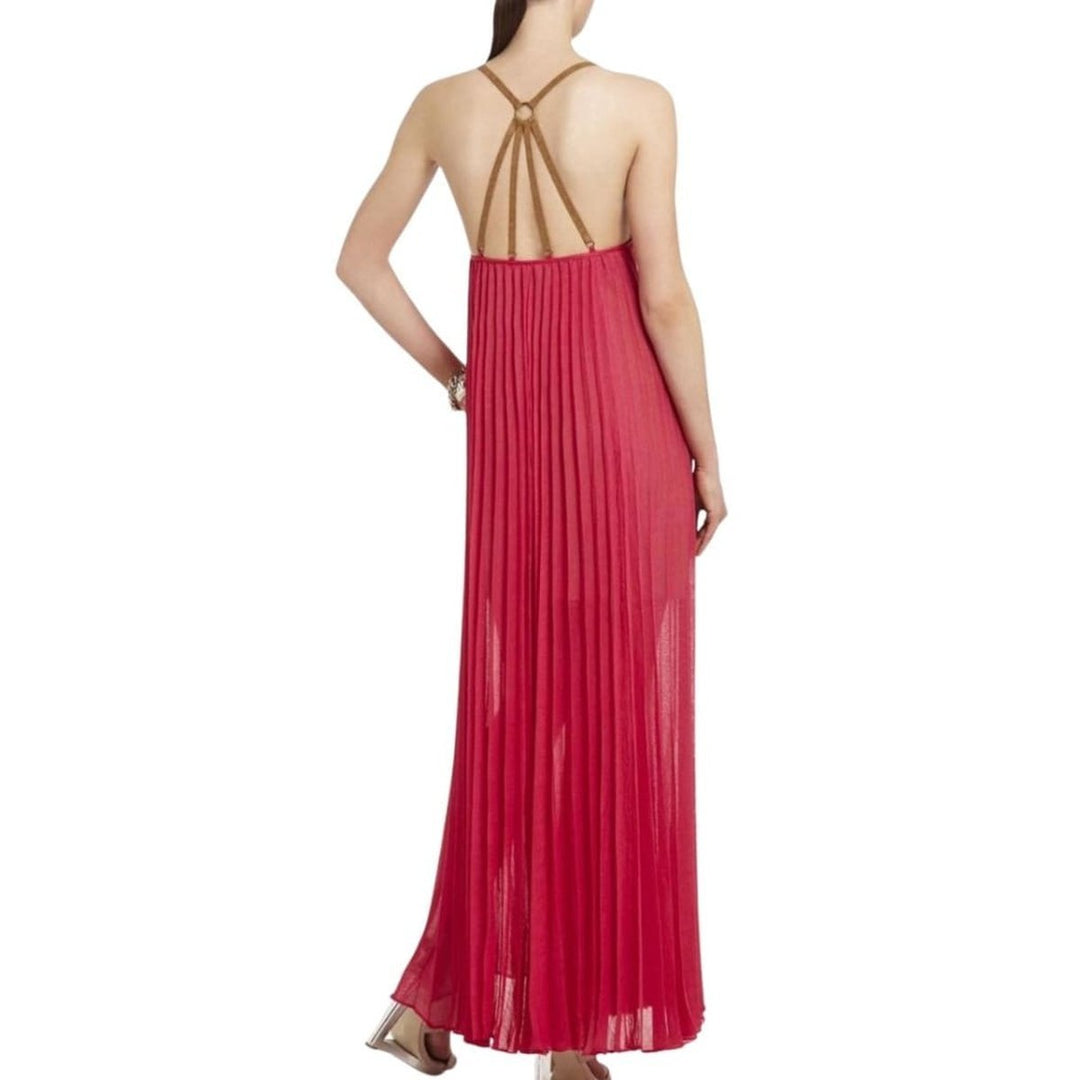 Brynna Fuchsia Sleeveless Maxi Dress