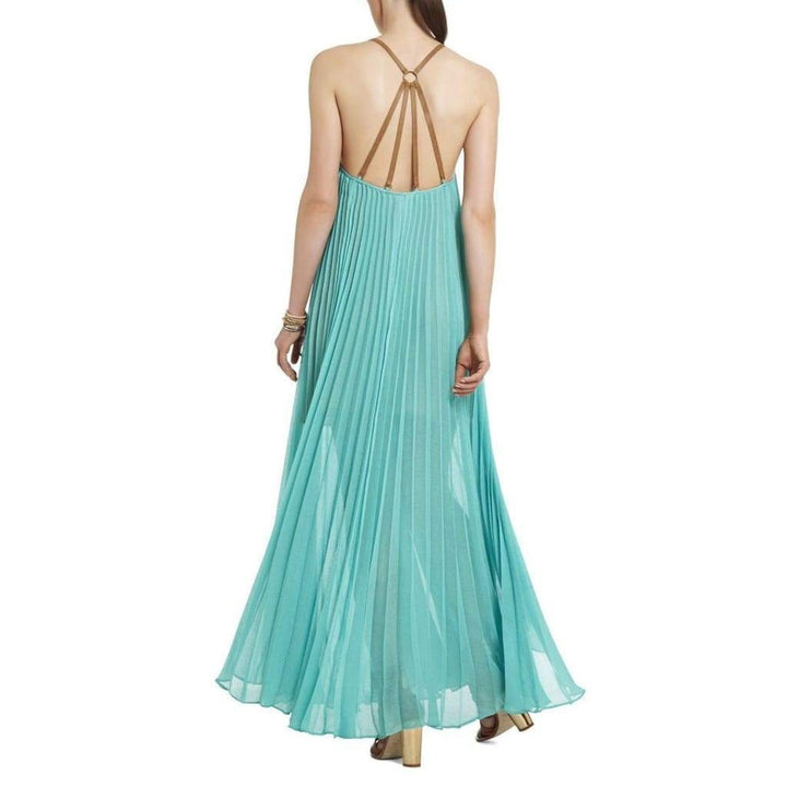 Brynna Turquoise Sleeveless Maxi Dress